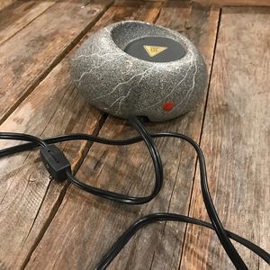 Scentsy Zen Rock Element Electric Warmer Retired Grey Stone rock